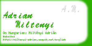adrian miltenyi business card